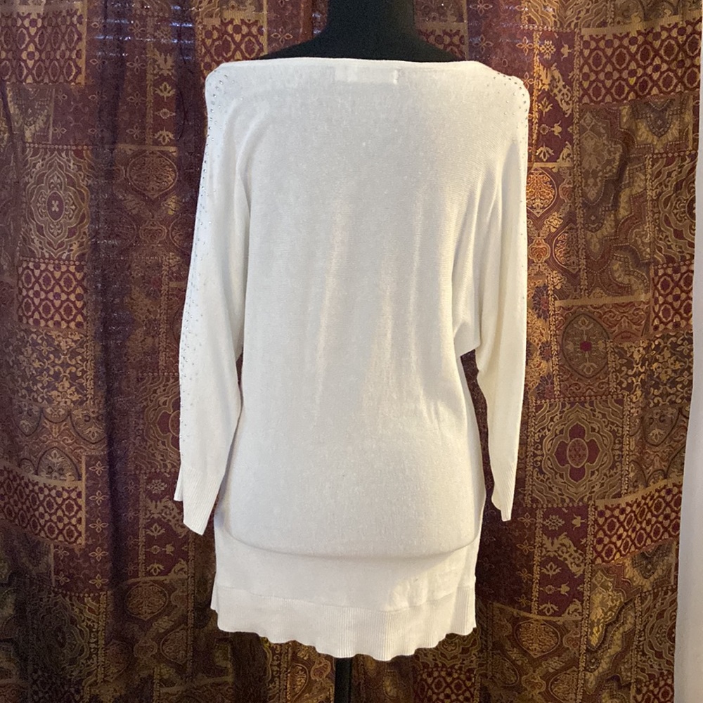 New York & Company - Rhinestone-Embellished Elbow Length Sweater (NWOT) - Picture 2 of 8
